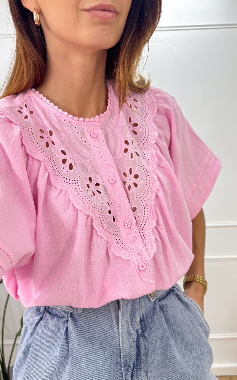 Chemise JOSEPHINE - rose