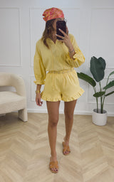 Ensemble lin HELIOS - jaune
