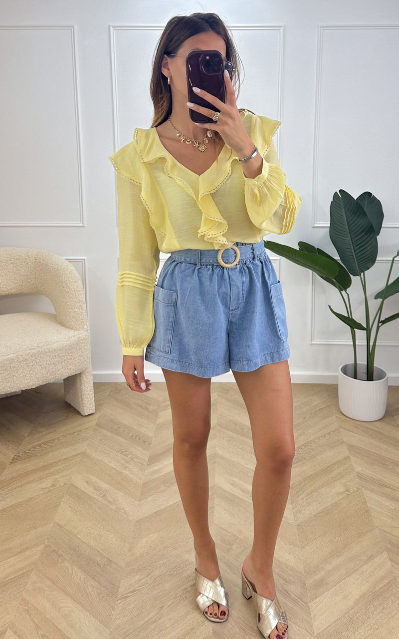Short jeans MARIN - bleu