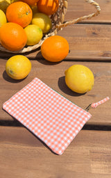 Pochette "amour toujours" JOVANA - orange