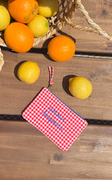 Pochette "amour toujours" JOVANA - rouge