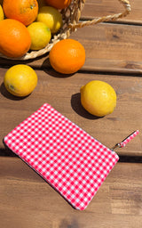 Pochette "amour toujours" JOVANA - rouge