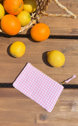 Pochette "ma bichette" JOVANA - rose