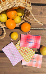 Pochette "ma bichette" JOVANA - rose