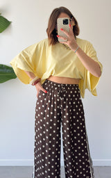 T-shirt oversize SORRENTO - jaune 🇮🇹