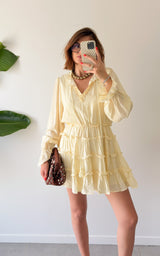 Robe MENTON - jaune
