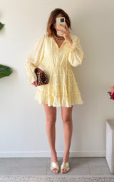 Robe MENTON - jaune