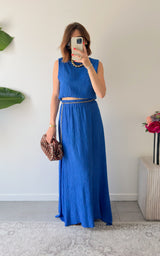 Ensemble jupe DINAN - bleu 🇮🇹