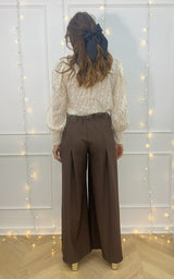 Pantalon ECLAT SECRET - marron 🇮🇹