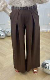 Pantalon ECLAT SECRET - marron 🇮🇹