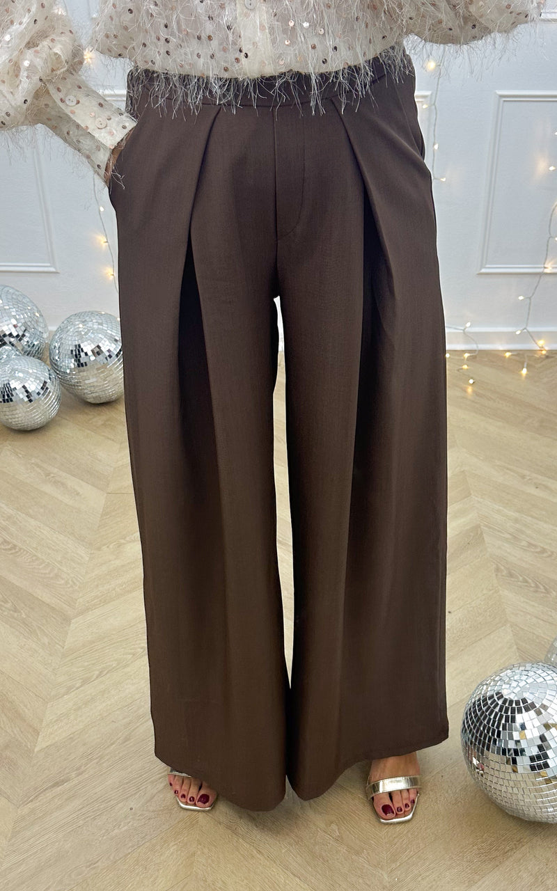 Pantalon ECLAT SECRET - marron 🇮🇹