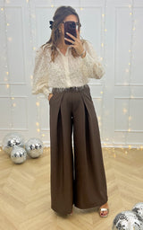 Pantalon ECLAT SECRET - marron 🇮🇹