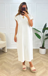 Robe t-shirt ELRIC - blanc