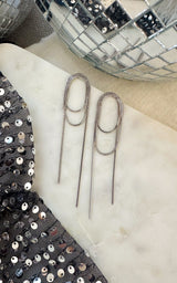 Boucles d'oreilles FROSTED DREAMS - argenté