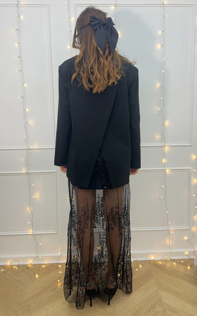 Jupe sequins MAGIC DECEMBER - noir