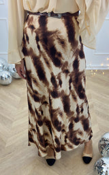 Jupe LYSANDRELLA - beige et marron