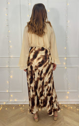 Jupe LYSANDRELLA - beige et marron