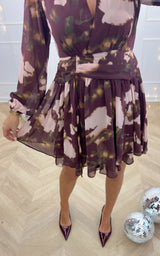 Robe NAELINA - bordeaux