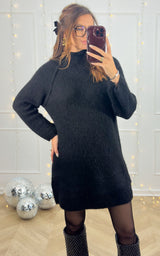 Robe pull MARZELA - noir 🇮🇹