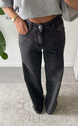 Jeans palazzo CLEOPHEE - gris