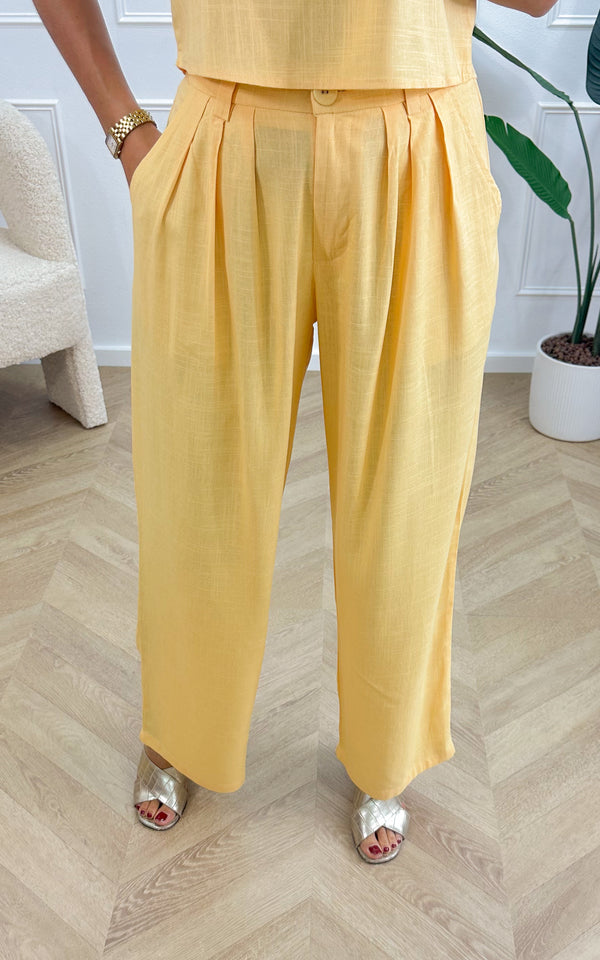 Pantalon LAZARO - jaune