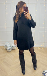 Robe pull MARZELA - noir 🇮🇹