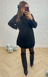 Robe pull MARZELA - noir 🇮🇹