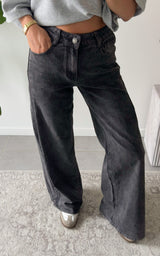 Jeans palazzo CLEOPHEE - gris