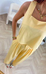 Top lin LAZARO - jaune