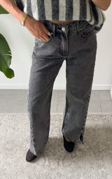 Jeans à clous DELIA - gris
