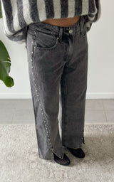 Jeans à clous DELIA - gris