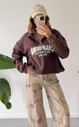 Sweat PALOMA - chocolat