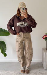 Sweat PALOMA - chocolat
