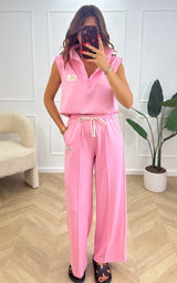 Pantalon jogging VIO - rose
