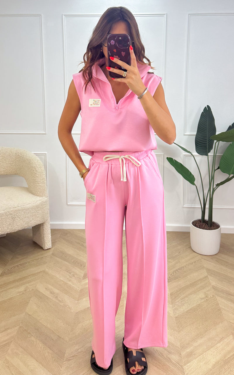 Pantalon jogging VIO - rose