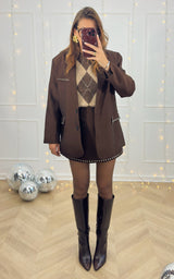 Blazer KAELINE - marron 🇮🇹