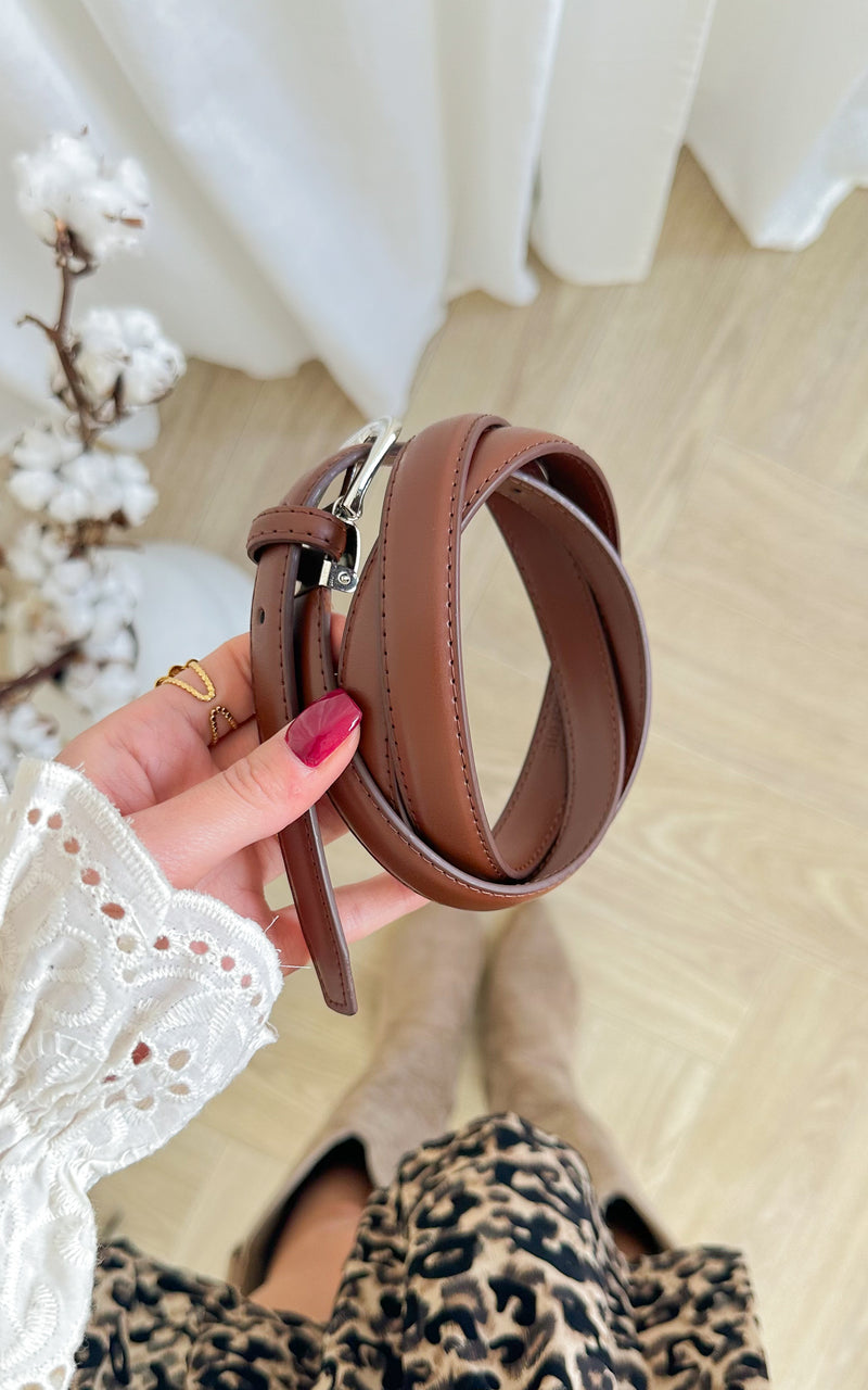 Ceinture EDWIGE - cognac