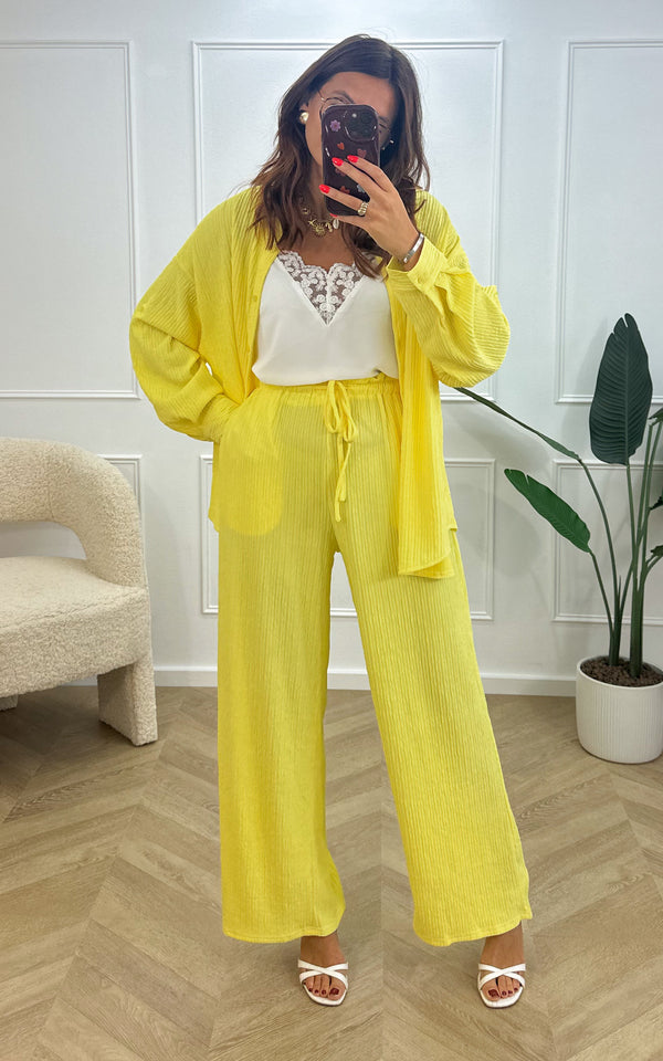 Pantalon ALVA - jaune