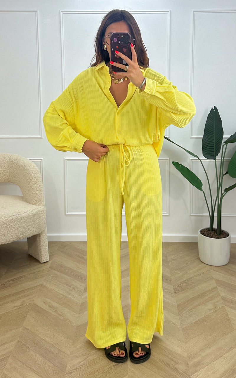 Chemise ALVA - jaune