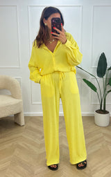 Pantalon ALVA - jaune
