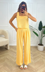 Top lin LAZARO - jaune