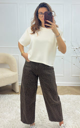 T-shirt épais SOLYNE - écru 🇮🇹