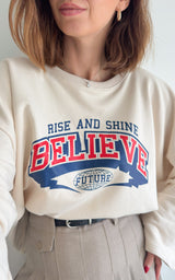 Sweat ISEE - écru 🇮🇹