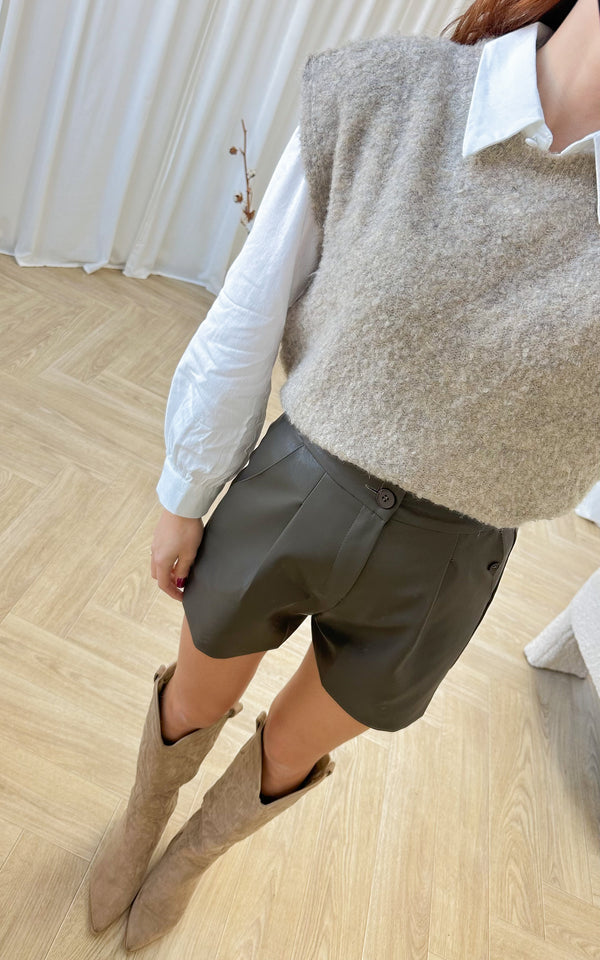 Short simili MILENE - marron