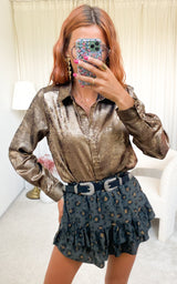 Chemise bronze "Noelya"