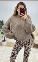 Pull oversize NOVA - taupe 🇮🇹