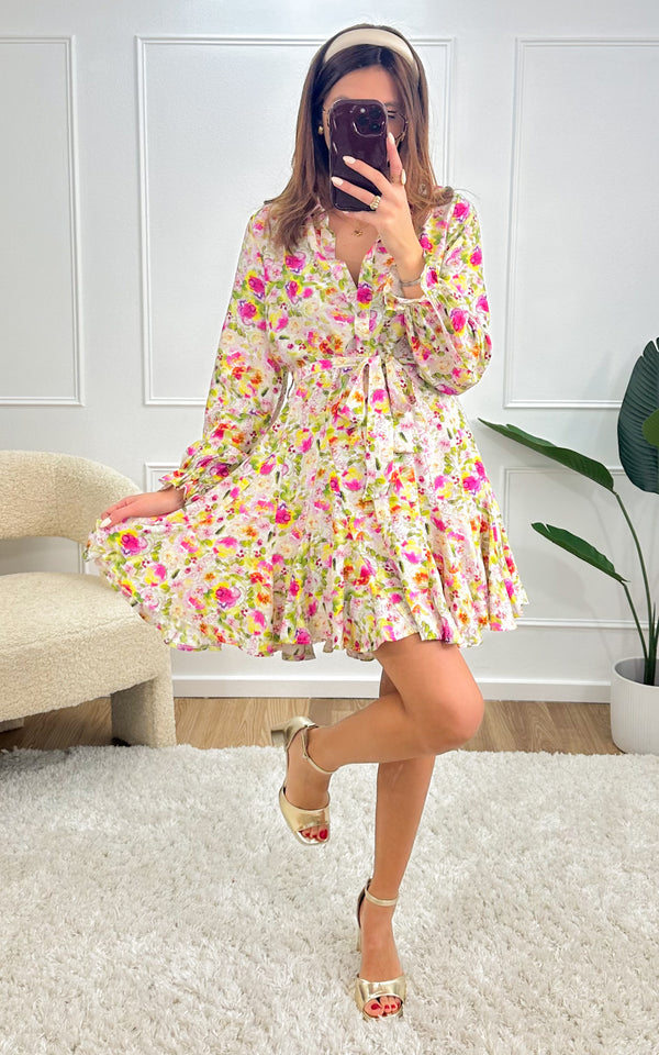 Robe MATILDA  - fleurie