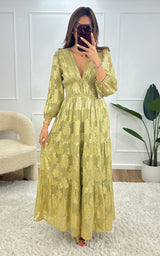 Robe longue SADIE - vert