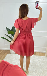 Robe EVELYN - vieux rose 🇮🇹