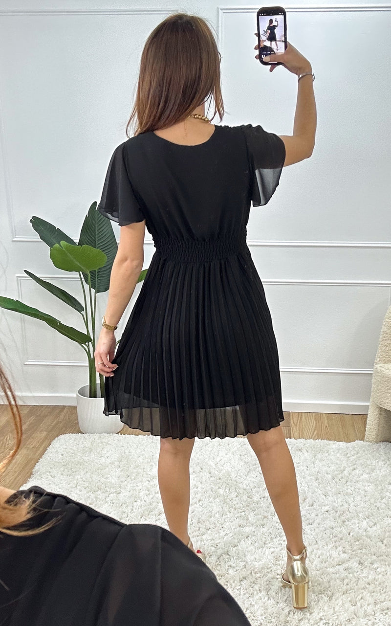 Robe EVELYN - noir 🇮🇹